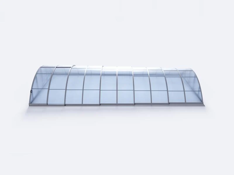 Albixon Pool-Überdachung KLASIK C, Silber - Image 5