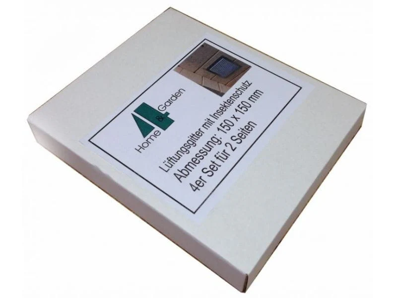 Aluminium Lüftungsgitter mit Insektenschutz - Image 2