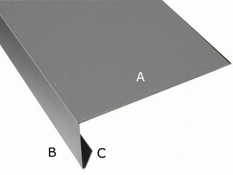 Aluminium Winkelprofil 200 cm für Giebelbretter 2 Stück - Image 2