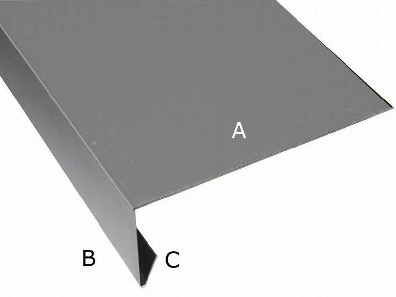 Aluminium Winkelprofil 200 cm für Giebelbretter 8 Stück - Image 2