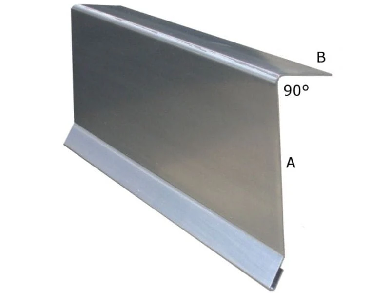 Aluminium Winkelprofil 200 cm Ortblech für Carport-Blenden 6 Stück - Image 2