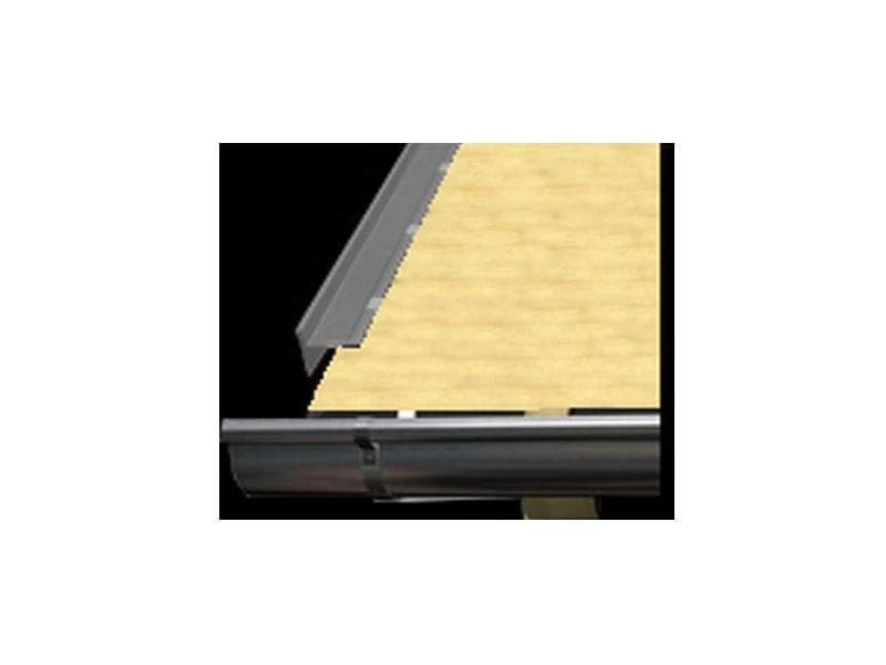 Aluminium Winkelprofil Typ 3a, 200 cm Ortblech mit Wasserpfalz anthrazit - 5 Stück - Image 4