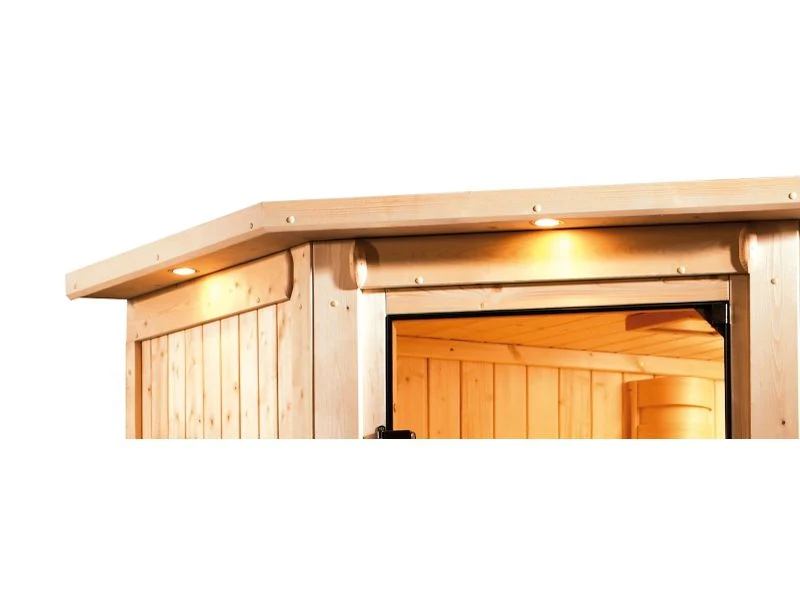 Amelia 1 - Karibu Sauna ohne Ofen - mit Dachkranz - - Image 7