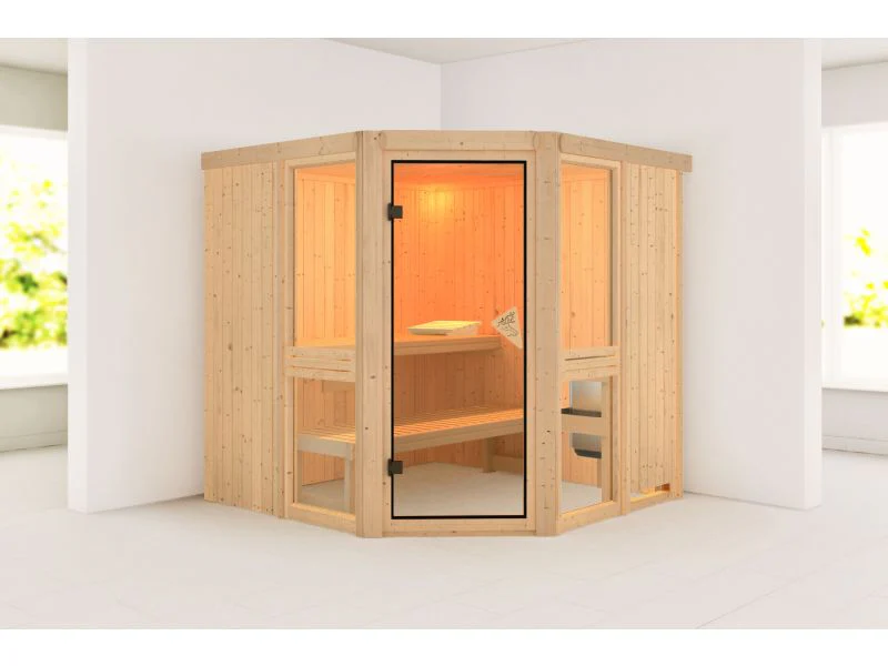 Amelia 2 - Karibu Sauna ohne Ofen - ohne Dachkranz - - Image 11