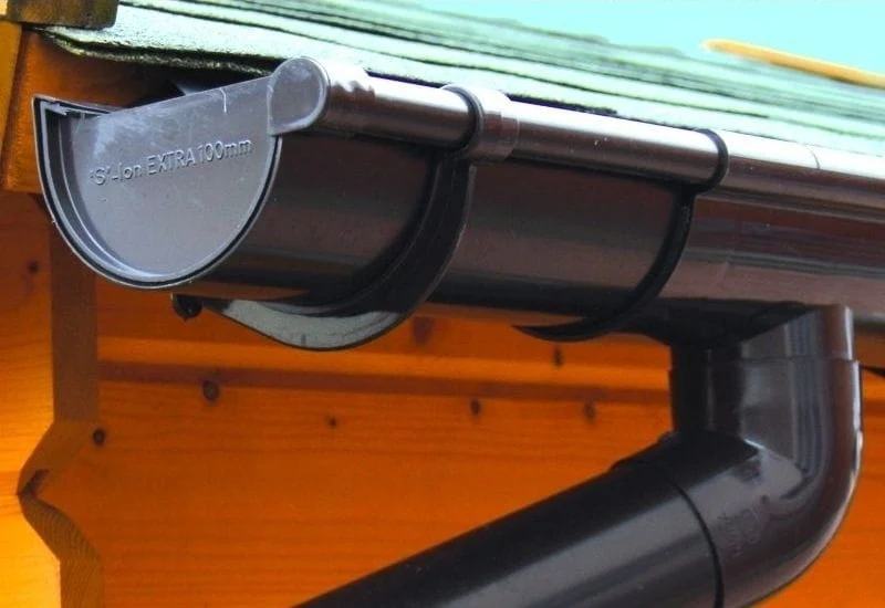Dachrinnen Set RG 100 anthrazit 400 cm Carport - Image 2
