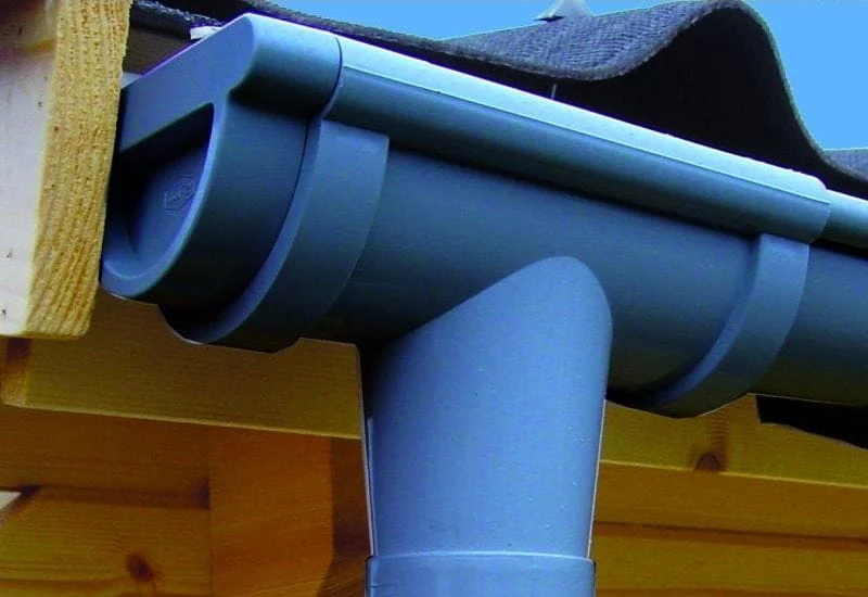 Dachrinnen Set RG 80 anthrazit 500 cm Pultdach - Image 2