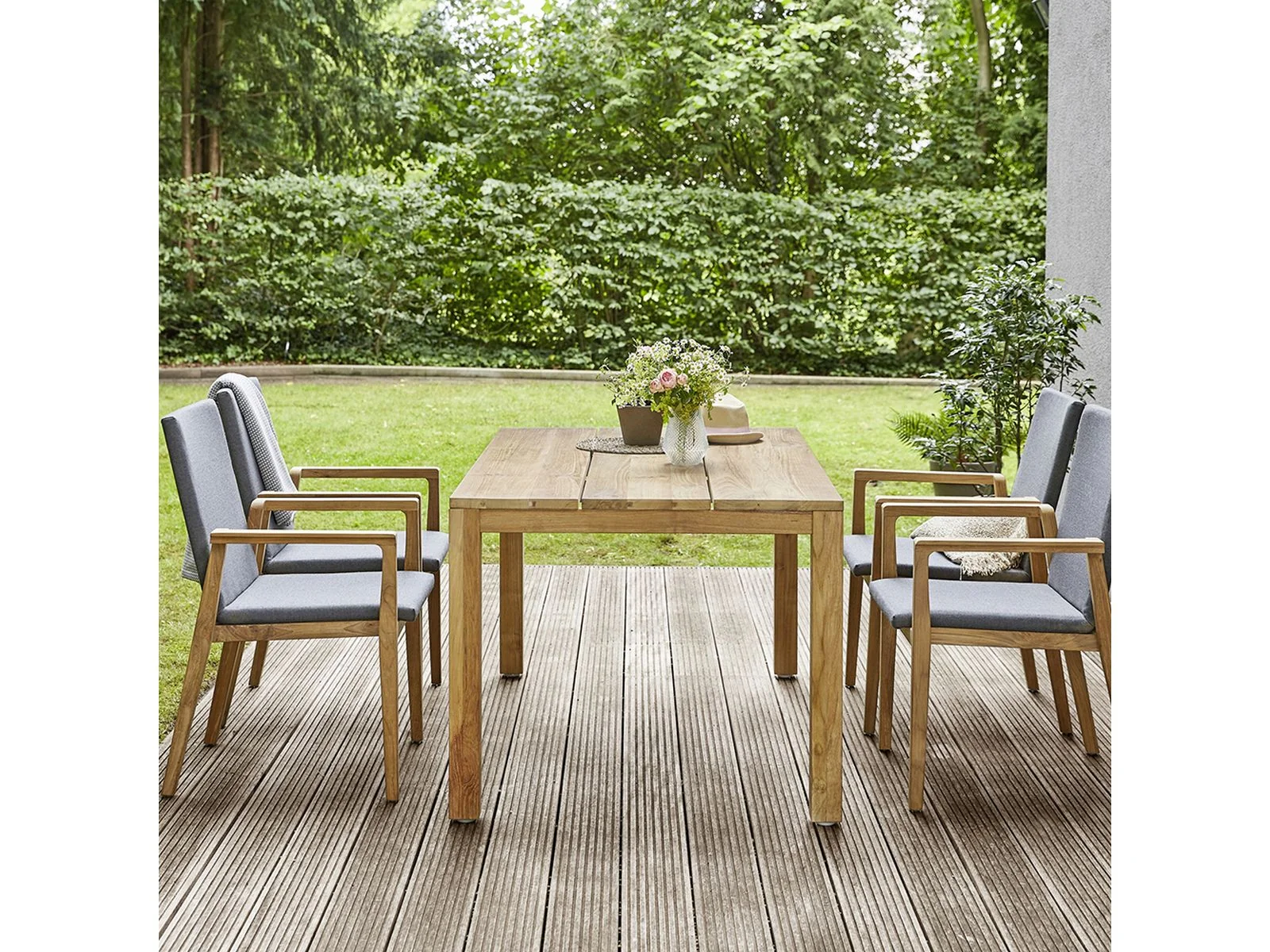 Diamond Garden Tisch Gent 160x90 cm 3 Planken - Image 4