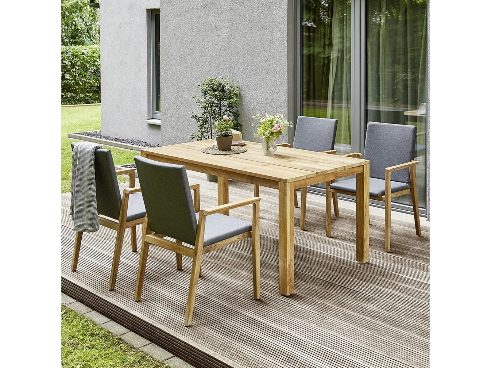 Diamond Garden Tisch Gent 210x100 cm 3 Planken - Image 3