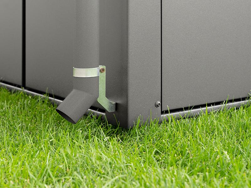 EcoStar Fallrohr, Grau Aluminum - Image 2