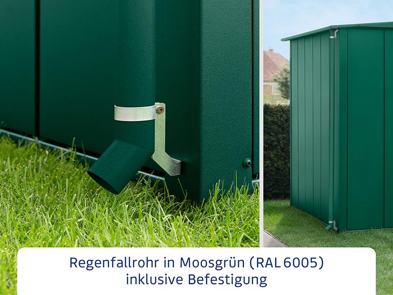 EcoStar Fallrohr, Moosgrün