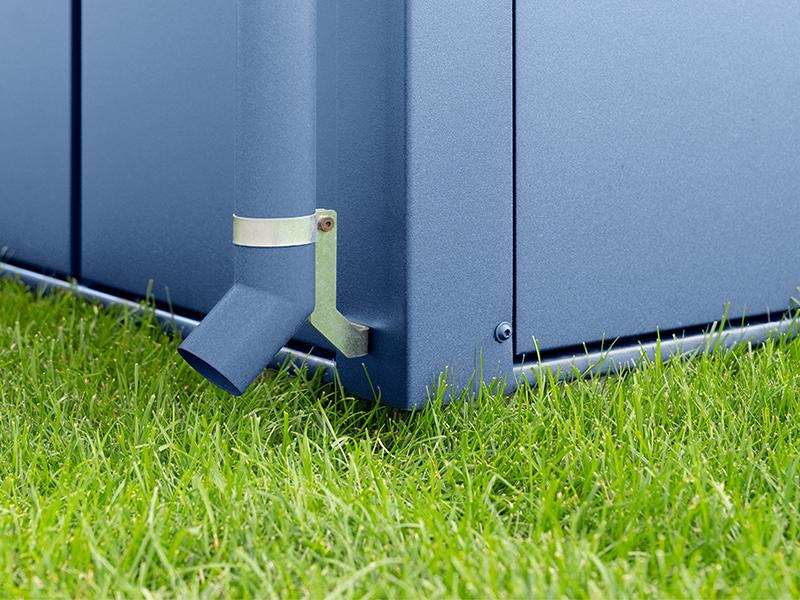 EcoStar Fallrohr, Taubenblau