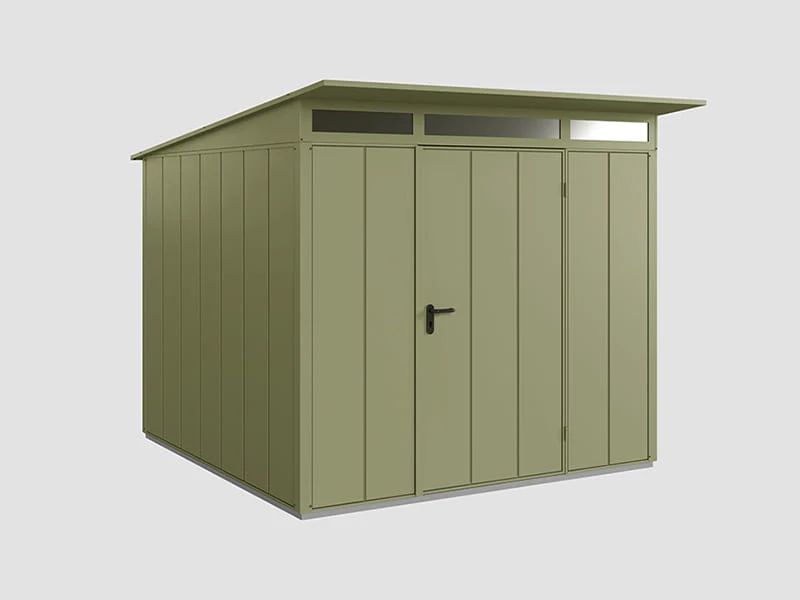 Ecostar Gerätehaus Elegant-P,Typ 2, Schilfgrün, 1 flg