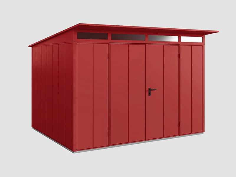 Ecostar Gerätehaus Elegant-P,Typ 3, Purpurrot, 2 flg