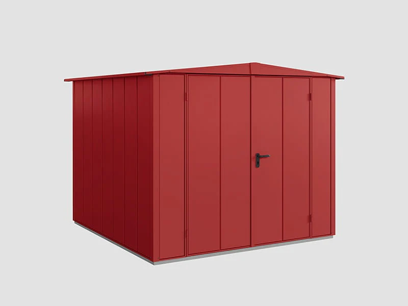Ecostar Gerätehaus Elegant-S,Typ 2, Purpurrot, 2 flg