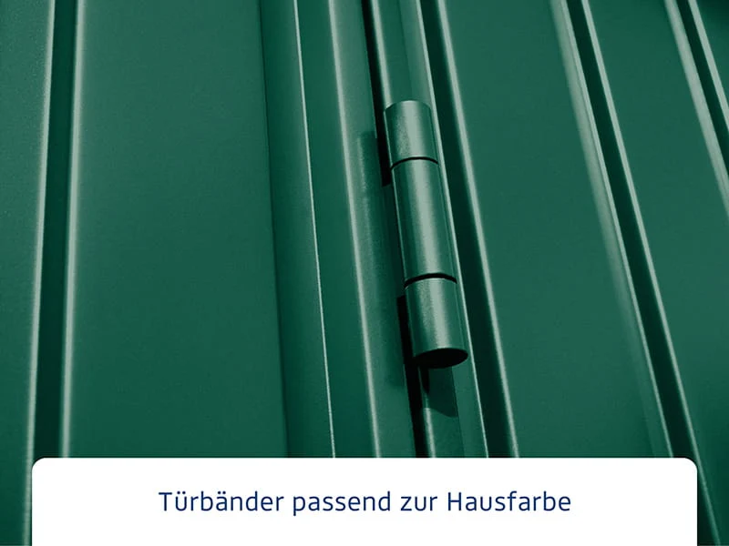 Ecostar Gerätehaus Trend-P,Typ 2, Moosgrün, 2 flg - Image 5