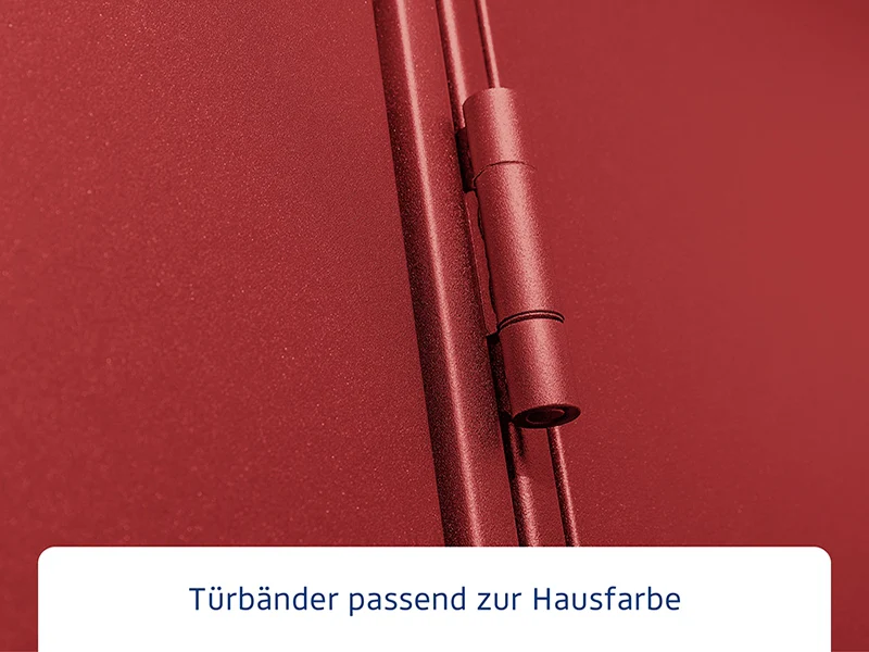 Ecostar Gerätehaus Trend-P,Typ 2, Purpurrot, 2 flg - Image 5