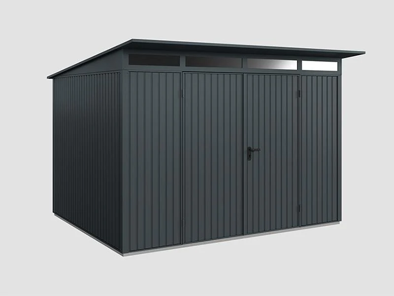 Ecostar Gerätehaus Trend-P,Typ 3, Anthrazitgrau, 2 flg