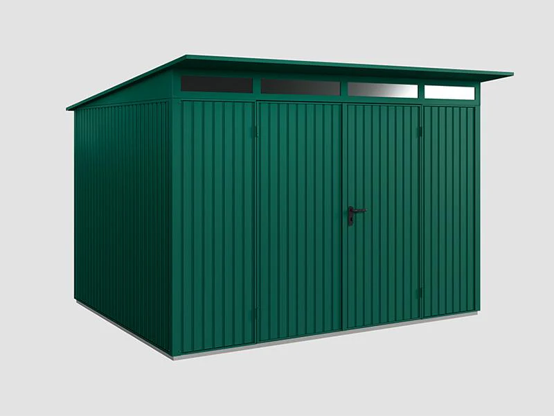 Ecostar Gerätehaus Trend-P,Typ 3, Moosgrün, 2 flg