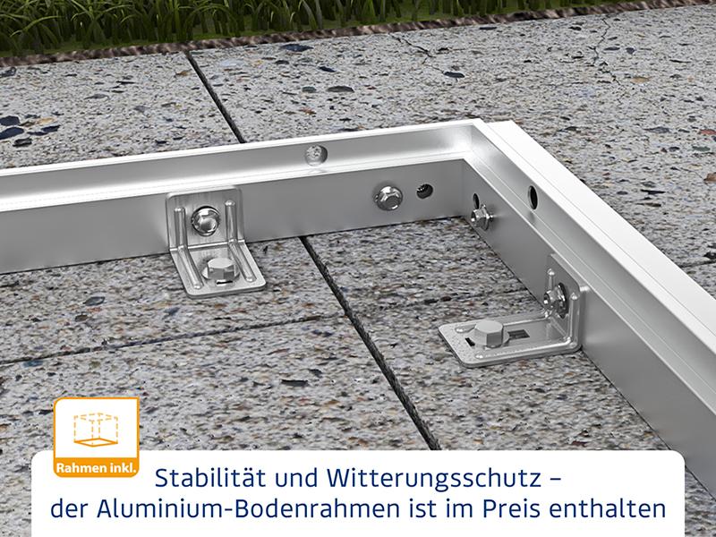 Ecostar Gerätehaus Trend-P,Typ 3, Moosgrün, 2 flg - Image 7