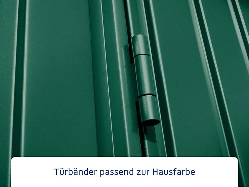 Ecostar Gerätehaus Trend-S,Typ 1, Moosgrün, 1 flg - Image 5