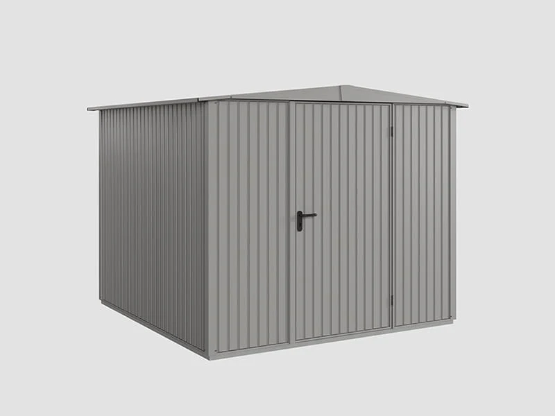 Ecostar Gerätehaus Trend-S,Typ 2, Grau Aluminum, 1 flg
