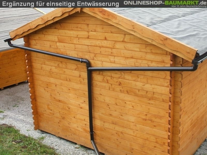 Ergänzungsset zur einseitigen Entwässerung braun