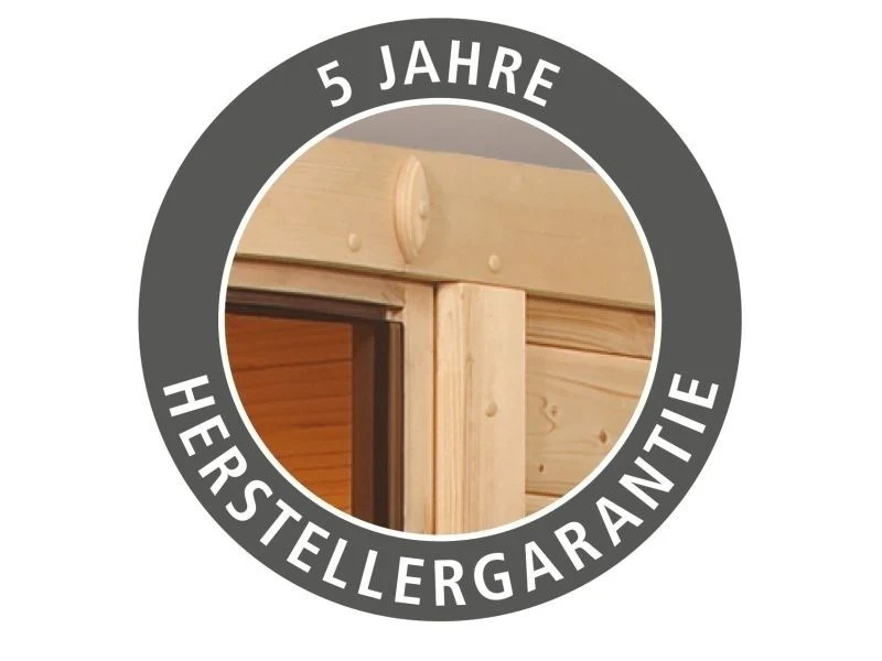 Fiona 1 - Karibu Sauna ohne Ofen - mit Dachkranz - - Image 11