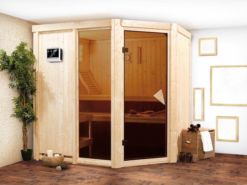 Fiona 2 - Karibu Sauna inkl. 9-kW-Ofen - ohne Dachkranz - - Image 4