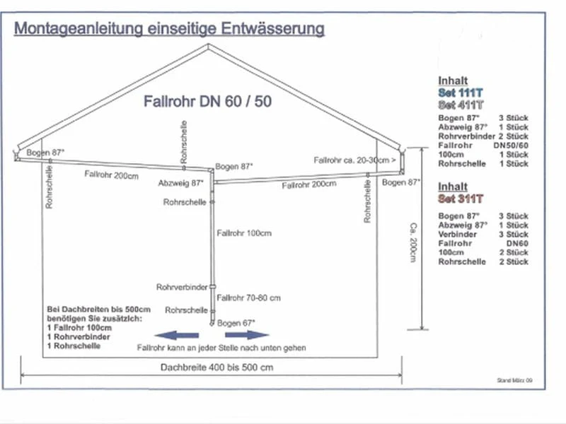Folienflansch aus ABS Kunststoff- für Fallrohre aus Kunststoff, Durchmesser 60 mm - Image 2