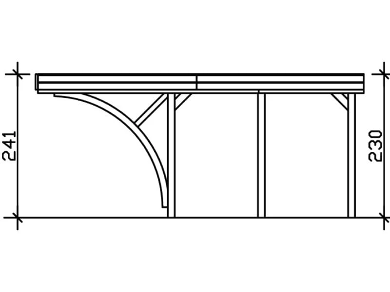 Friesland Set 6 in nussbaum mit zwei Einfahrtsbögen 314 x 555 cm - Image 5