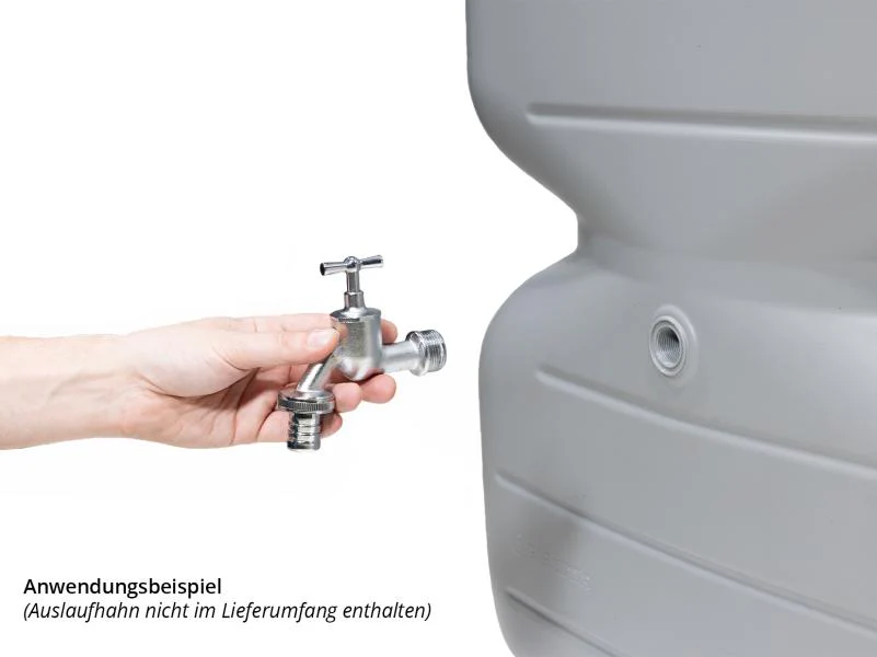 Garantia Regentonne Cubus 1000 Liter, betongrau - Image 8