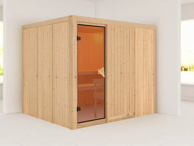 Gobin - Karibu Sauna ohne Ofen - ohne Dachkranz -