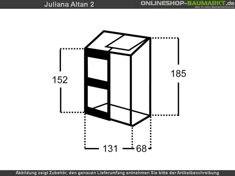 Halls Gewächshaus Altan 2 Alu SDPL - Image 3