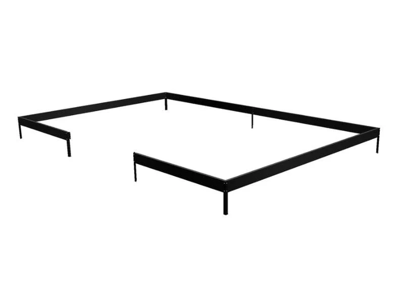 Juliana Stahl-Fundament für Gewächshaus Grand Oase 25,6 qm, schwarz - Image 2