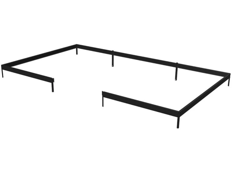 Juliana Stahl-Fundament für Gewächshaus Jubii 60 15,1 qm, schwarz - Image 2