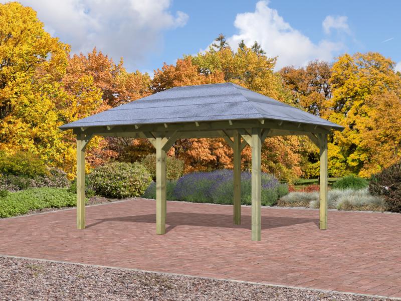 Karibu 4-Eck Pavillon Eco Perida - Image 2