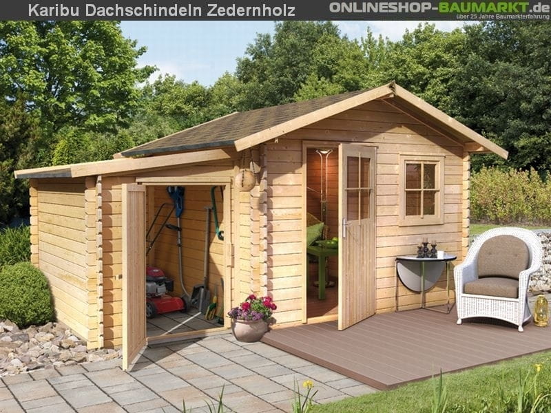 Karibu Dachschindeln Asymetrisch Zedernholz 3 Pakete - Image 3