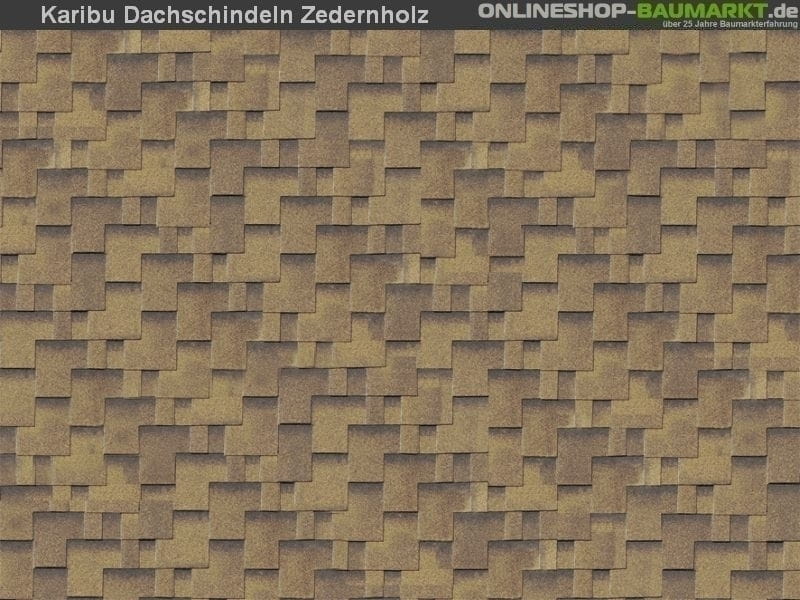Karibu Dachschindeln Asymetrisch Zedernholz 7 Pakete - Image 5