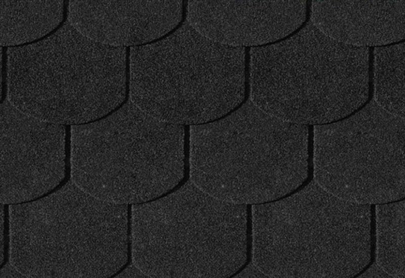 Karibu Dachschindeln Biberschwanz schwarz 5 Pakete - Image 2