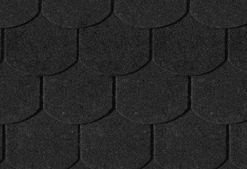 Karibu Dachschindeln Biberschwanz schwarz 9 Pakete - Image 2