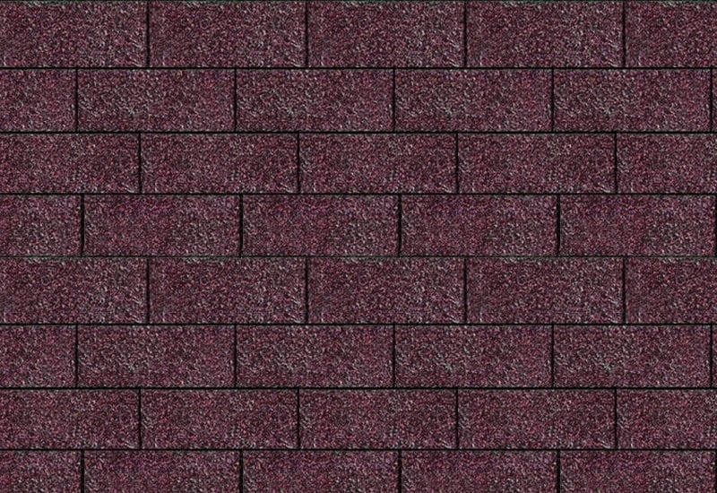 Karibu Dachschindeln Rechteck dunkelrot 8  Pakete - Image 2