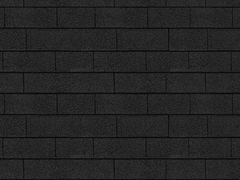Karibu Dachschindeln Rechteck schwarz 9 Pakete
