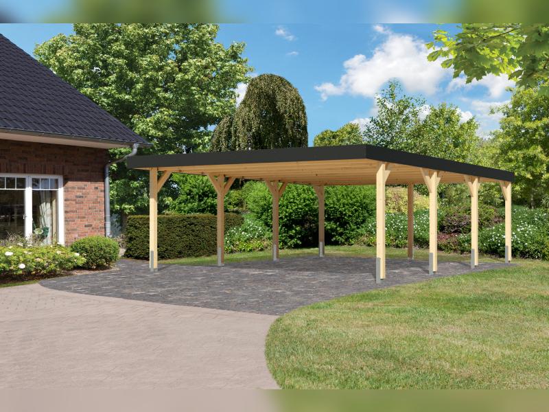 Karibu Doppelcarport Leimholz 2 - Image 4