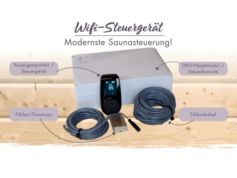 Karibu Elektronische Saunaofensteuerung Huum "UKU WIFI" mit App Steuerung - Image 2