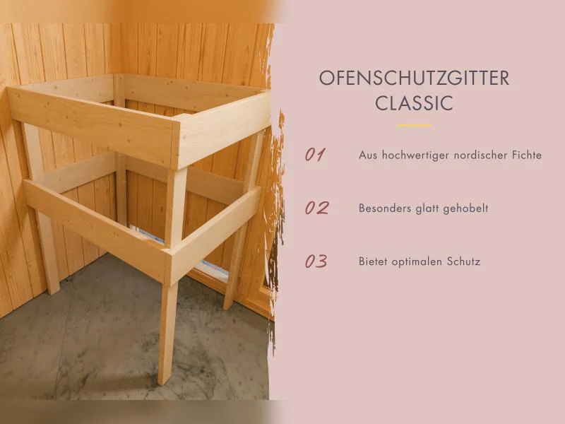 Karibu Fasshaus 2 asymmetrisch, inkl. 9 kW Ofen ext. Steuerung - Image 8