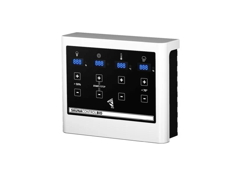 Karibu Fasssauna 3 inkl. 9 kW Bioofen externe Steuerung - 38 mm mit Vorraum - Image 4