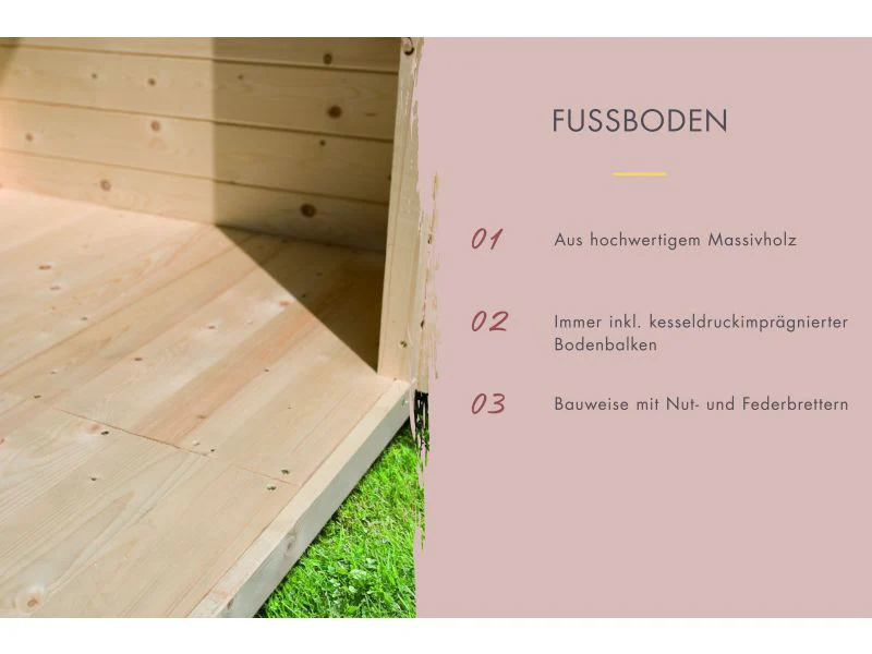 Karibu Fasssauna Quadro 1, inkl. 9 kW Bioofen ext. Steuerung - 38 mm - Image 10