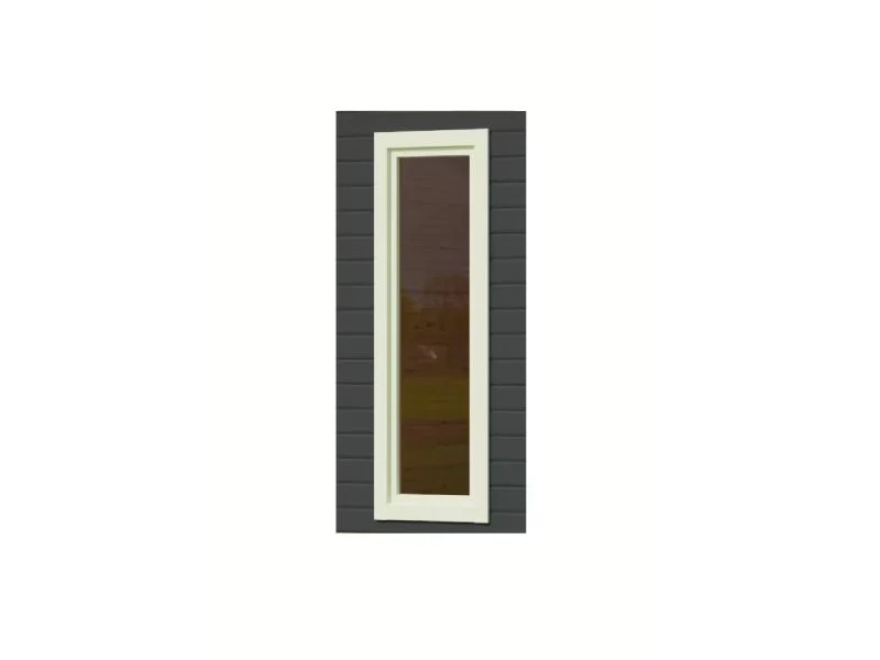 Karibu Fenster feststehend, 38 mm, elfenbeinweiß - Zum Selbsteinbau