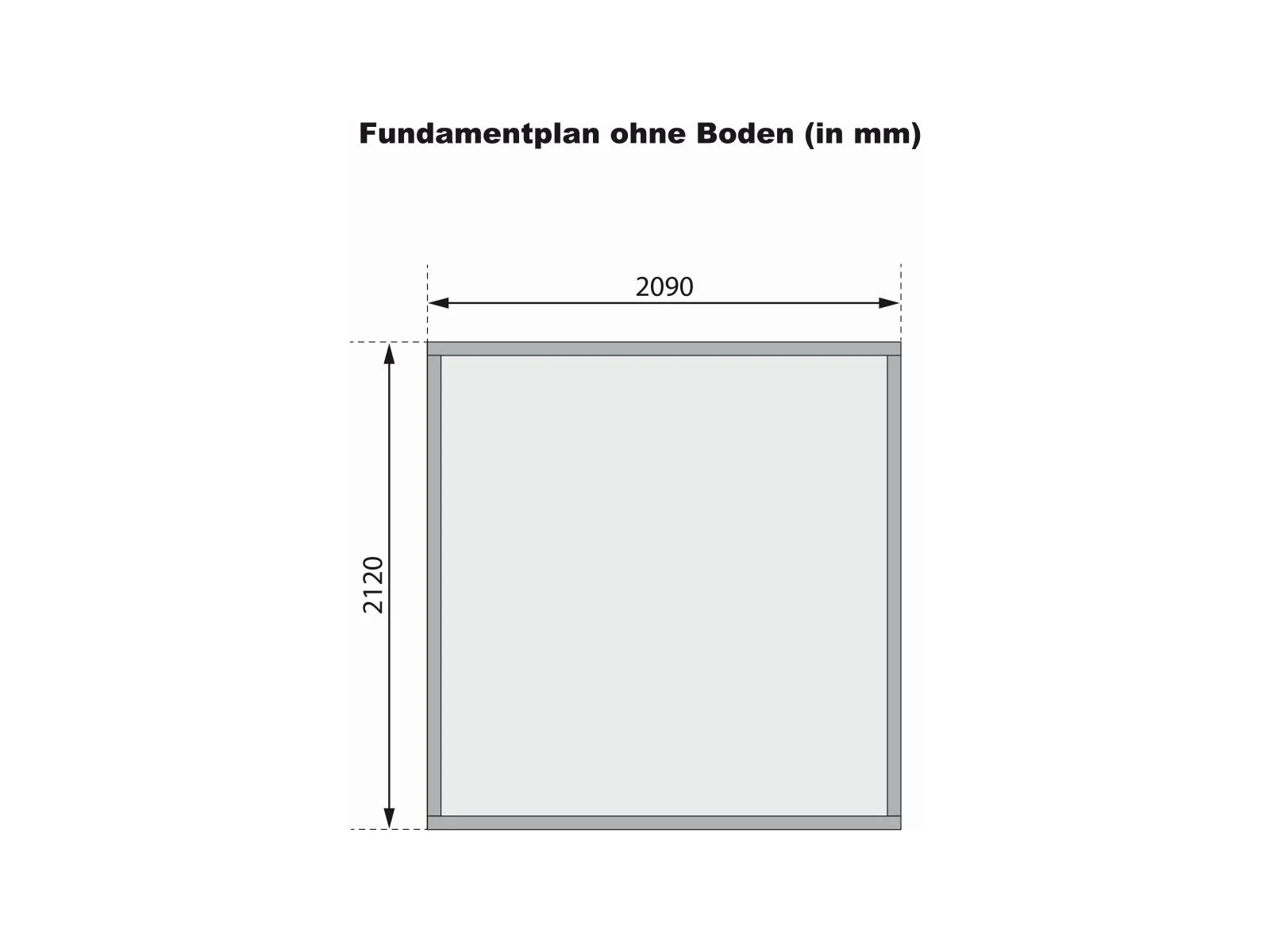 Karibu Gartenhaus Askola 2 terragrau 19 mm - Image 4