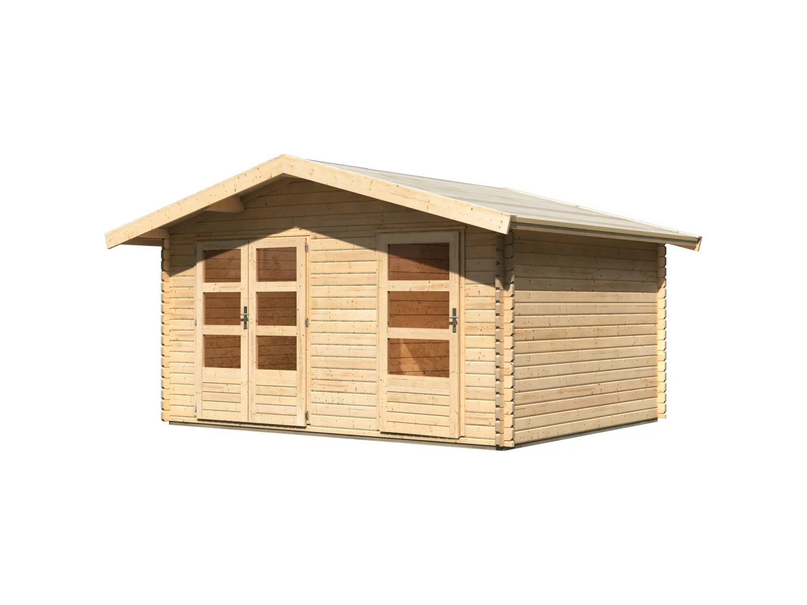 Karibu Gartenhaus Lagor 1 38 mm 2-Raum-Haus - Image 5